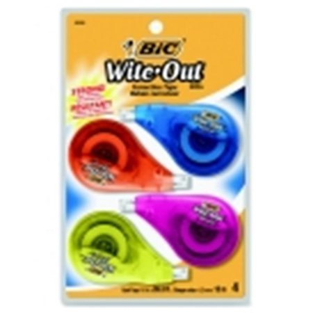 BIC Bic White-Out Ez Correct Correction Tape - White; Pack 4 1466991